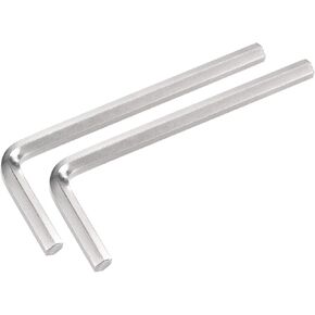 uxcell 6mm Hex Key Wrench, L Shaped CR-V Repairing Tool 2 Pcs
