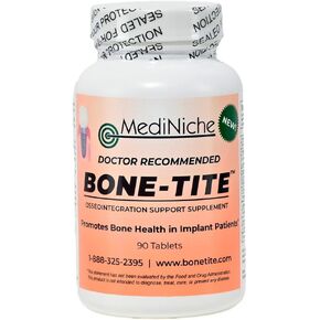 Bone-Tite Dietary Supplement I Key Vitamins, Minerals, and Nutrients to Promote Bone Health in Implant Patients