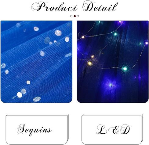 RELBCY LED Tutu Skirt Sequin Light Up Tulle Tutu Layered Ballet Dance Tutu Skirts Party Festival Tutus for Women and Girls in Saudi Arabia