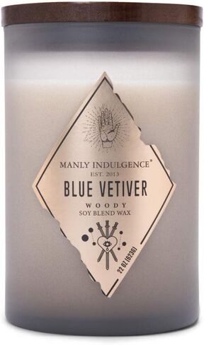 شمعة معطرة برائحة التين الأسود من Manly Indulgence، مجموعة Rebel، 2 فتيل، أسود، 22 أونصة - حرق يصل إلى 120 ساعة in Saudi Arabia