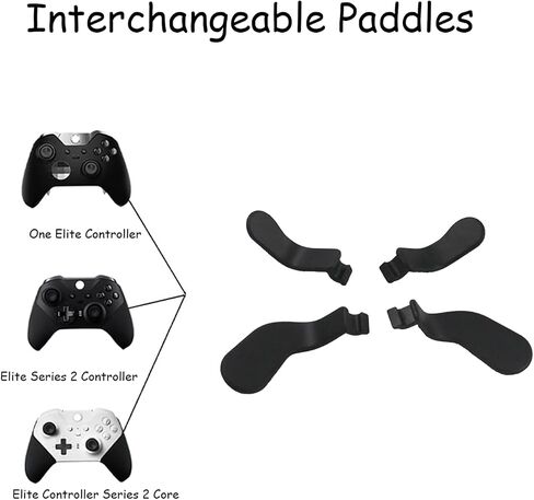 4 Pack Elite Controller Paddles for Xbox Elite 2 Controller Paddles,Stainless Steel Elite Core Controller Paddle for Xbox One Elite Controller Series 2,Elite Series 1,and Elite 2 Core Controller(red) [video game] [video game] in Kuwait