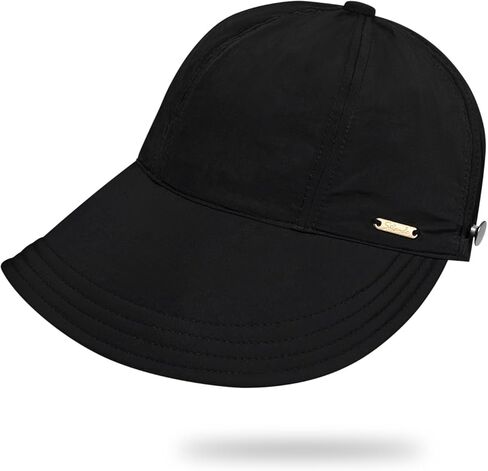 Sun Hats for Women,Summer Beach Sun Hat Visor for Women,Women Wide Brim Fedora Cap UPF50+ in Kuwait