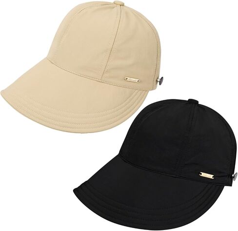 Sun Hats for Women,Summer Beach Sun Hat Visor for Women,Women Wide Brim Fedora Cap UPF50+ in Saudi Arabia