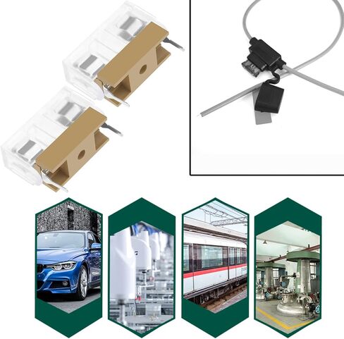 خلق فكرة 20 قطعة PCB فيوز حامل مع 20 قطعة غطاء شفاف محطات مزدوجة 250 فولت 6A 5x20 مللي متر الصمامات PCB لوحة جبل حامل حالة 23.5 مللي متر دبوس الملعب in Saudi Arabia