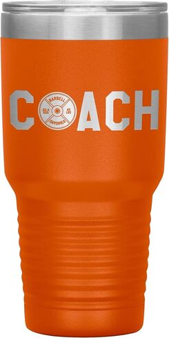 Weightlifting Coach Tumbler - Weightlifting Coach Gift 30oz Insulated Engraved Stainless Steel Weightlifting Coach Cup Black in Saudi Arabia