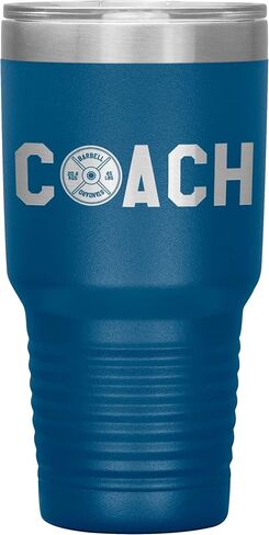 Weightlifting Coach Tumbler - Weightlifting Coach Gift 30oz Insulated Engraved Stainless Steel Weightlifting Coach Cup Black in Saudi Arabia