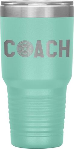 Weightlifting Coach Tumbler - Weightlifting Coach Gift 30oz Insulated Engraved Stainless Steel Weightlifting Coach Cup Black in Saudi Arabia