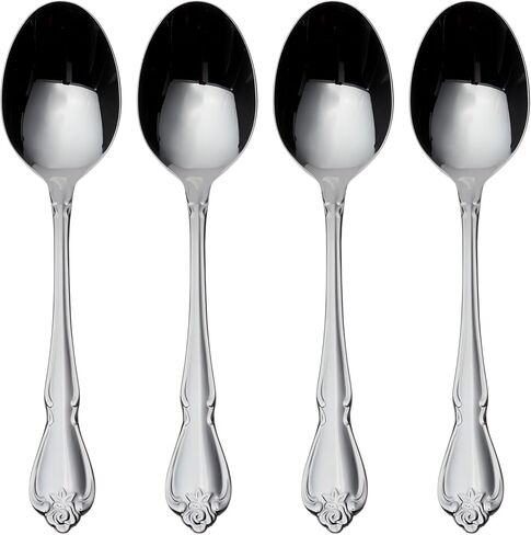 Oneida True Rose Piece Everyday Flatware Set, 20 Count, Metallic in Saudi Arabia