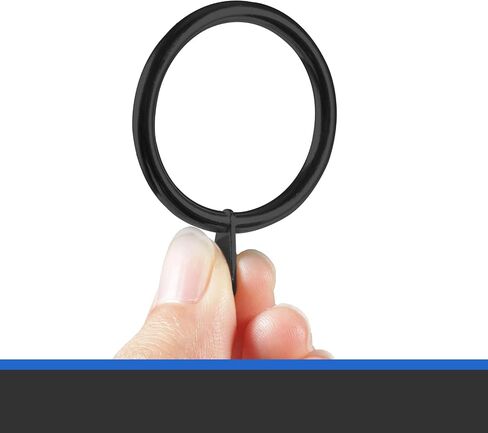 30 Pieces Metal Drapery Curtain Rings Curtain Hanging Rings and 40 Pieces Metal Curtain Hooks Drapery Hook Pins 30mm Internal Diameter Silver Curtain Drape Sliding Eyelet Rings in Saudi Arabia