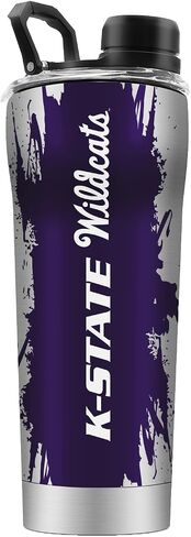 كوب هزاز من الفولاذ المقاوم للصدأ من Gametime Sidekicks Kansas State Wildcats مع كرة هزاز - مرخص رسميًا، 18/8 من الفولاذ المقاوم للصدأ، جدار مزدوج، معزول بالفراغ in Saudi Arabia