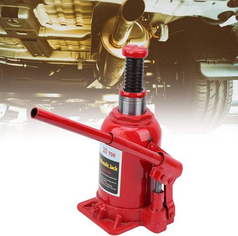20 Ton Hydraulic Bottle Jack, Portable Hydraulic Lifting Jack Heavy Duty Steel Automotive Lifter Repair Tool for Auto Car Vehicle Truck RV Repair Tools in Saudi Arabia