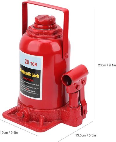 20 Ton Hydraulic Bottle Jack, Portable Hydraulic Lifting Jack Heavy Duty Steel Automotive Lifter Repair Tool for Auto Car Vehicle Truck RV Repair Tools in Saudi Arabia