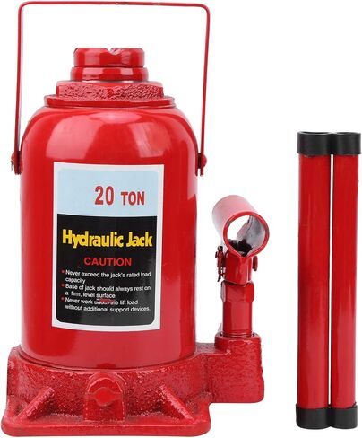 20 Ton Hydraulic Bottle Jack, Portable Hydraulic Lifting Jack Heavy Duty Steel Automotive Lifter Repair Tool for Auto Car Vehicle Truck RV Repair Tools in Saudi Arabia