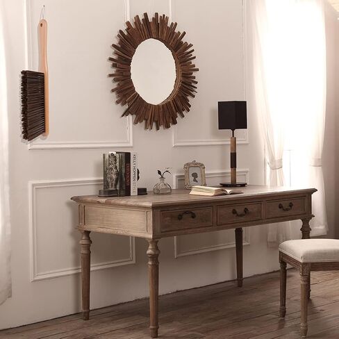 فرشاة بمقبض خشبي طويل مقاس 14.8 بوصة، فرشاة للمدفأة، فرشاة غبار بشعيرات ناعمة لسرير الأريكة، ورشة عمل مرتبة، تنظيف الأعمال الخشبية in Kuwait