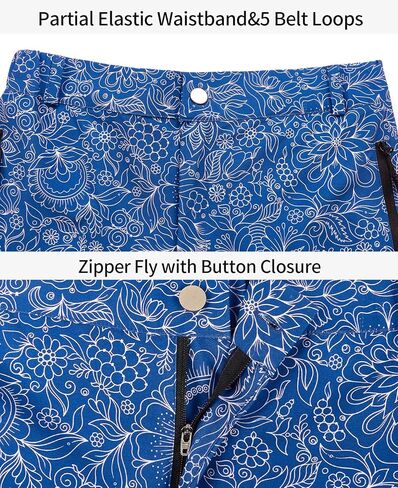 zeetoo Men's Golf Shorts 9" Quick Dry Cargo Shorts Lightweight Workout Casual Shorts with 5 Zipper Pockets in Saudi Arabia