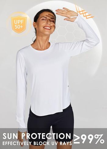 Willit Women's Sun Shirts UPF 50+ SPF Long Sleeve Hiking Lightweight Quick Dry UV Protection Outdoor in Saudi Arabia