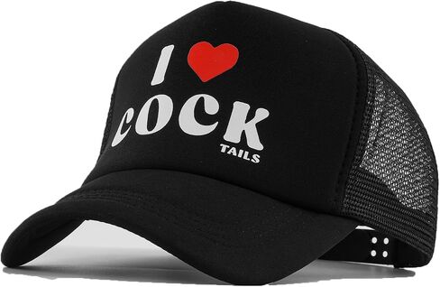 I Love Cock Tails-Funny Trucker Hat Adjustable Mens Baseball Cap,Vintage Trucker Hat Men in Saudi Arabia