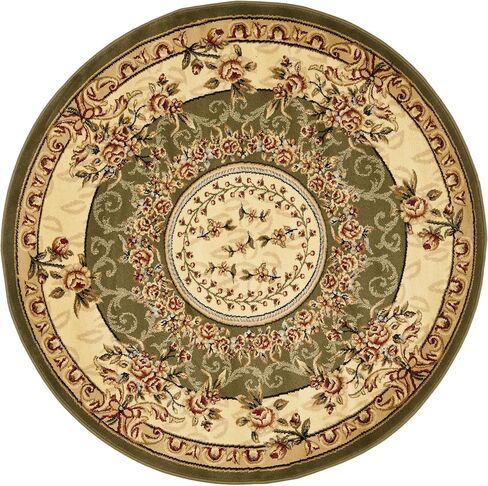 SAFAVIEH Lyndhurst Collection Runner Rug - 2'3" x 6', Red & Ivory, Traditional European Medallion Design, Non-Shedding & Easy Care, Ideal for High Traffic Areas in Living Room, Bedroom (LNH328C) in Saudi Arabia