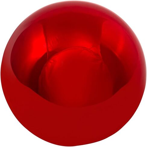 Kurt Adler 80mm Shiny Red Glass Ball Ornaments, 4-Piece Box Set Christmas in Saudi Arabia