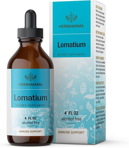 صبغة لوماتيوم من هيرباماما - قطرات جذر لوماتيوم عضوية (4 أونصة سائلة (عبوة من 1)) in Kuwait