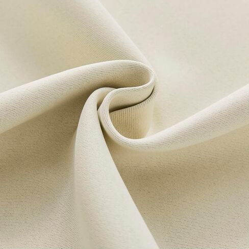 Joydeco ستائر تعتيم سوداء بطول 96 بوصة، ستائر معتمة بطول 96 بوصة مكونة من لوحتين لغرفة النوم، ستائر تعتيم الغرفة وستائر لنافذة غرفة المعيشة (عرض 52 × طول 96 بوصة، أسود) in Kuwait