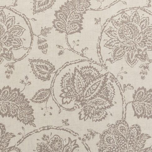 JINCHAN Linen Table Runner Farmhouse Scroll Pattern Table Runner Decorative Burlap Table Runners Floral Coffee Table Runner for Dresser Dining Room 1 Panel 13x72 Inch Taupe on Beige in Saudi Arabia