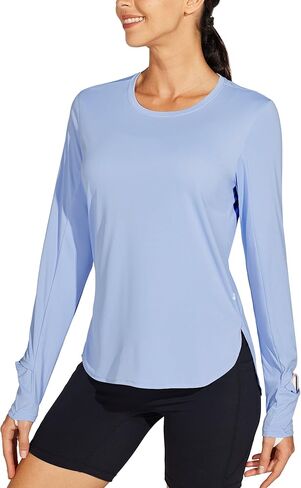 Willit Women's Sun Shirts UPF 50+ SPF Long Sleeve Hiking Lightweight Quick Dry UV Protection Outdoor in Kuwait