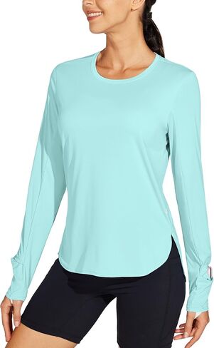 Willit Women's Sun Shirts UPF 50+ SPF Long Sleeve Hiking Lightweight Quick Dry UV Protection Outdoor in Saudi Arabia