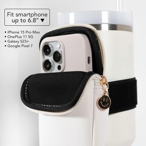 Phone Pocket Pouch For Stanley Quencher Carry-All Adventure 40oz & Stanley IceFlow 20oz & 30oz, Yeti Travel Mugs, Stanley Cup Accessories in Saudi Arabia