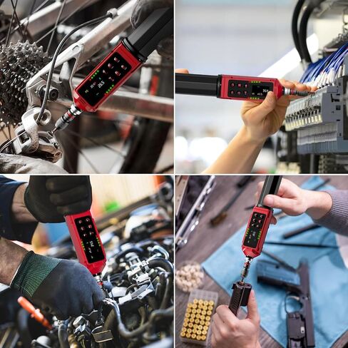 Digital Torque Screwdriver, 1.5-88.5in-lbs./0.15-10Nm, Electronic Adjustable Screwdriver Torque Wrench Set with ±1% Accuracy, Vibration, Buzzer, LED Notification for Gunsmithing, Scope Mounting in Saudi Arabia