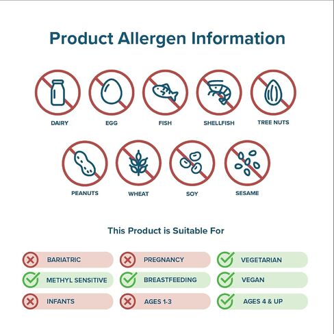 البحث عن التركيز الأمثل للصحة، دعم منشط الذهن خالٍ من المنشطات والكافيين للذاكرة والتركيز، مع الكولين وDHA من الطحالب والجينسنغ الأمريكي والنباتي والنباتي (90 كبسولة) in Kuwait