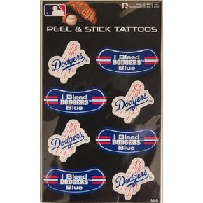 Rico VTT5601 Dodgers Vertical Tattoo (3"X5")