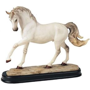StealStreet SS-G-11434 Horses Collection White Horse Figurine Decoration Decor Collectible