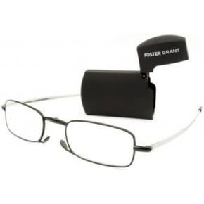 Foster Grant MicroVision Optical Compact Folding Reading Glasses Gideon +3.25 strength