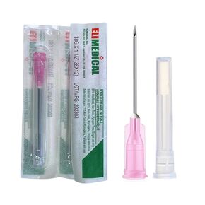 Veterinary Hypodermic Needle, Poly Hub 18G x 1.5 inch, 100 per Box, Individually Packed, NDL1838