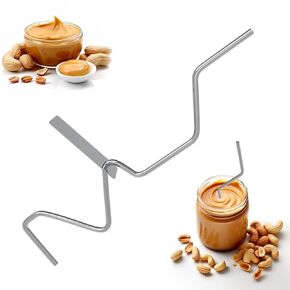 أداة تقليب زبدة الفول السوداني الجديدة من BUSOHA، خلاط زبدة الفول السوداني الطبيعي من الفولاذ المقاوم للصدأ، أداة تقليب زبدة الجوز لخلط مربى الزبدة المختلفة in Kuwait