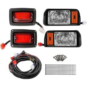 Panglong Club Car DS Light Kit, Factory Style Club Car DS Headlight and DS TailLight, Suitable for 1993-Up DS, Turf/Carryall Golf Carts, Replace OEM #1019880-01,1019880-02, 1017035
