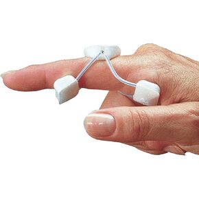 Rolyan Sof-Stretch Extension Splint, Medium, Black, Finger Brace & Knuckle Immobilization Device, Recovery & Rehabilitation Aid for Edema, Joint Extension & Contractures, Support for Injured Fingers in Kuwait