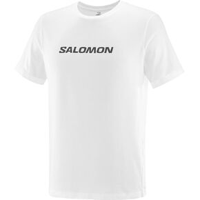 Salomon Men's Standard SAL LOGO PERF SS TEE M-WHITE L