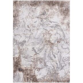 SAFAVIEH Craft Collection Accent Rug - 2'7" x 5', Grey & Taupe, Modern Abstract Design, Non-Shedding & Easy Care, Ideal for High Traffic Areas in Entryway, Living Room, Bedroom (CFT864H)