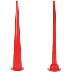 2 Pieces Cones Nozzles Caulking Nozzle Caulk Nozzle Applicator Caulking Nozzle Tips Replacement Extension, Red