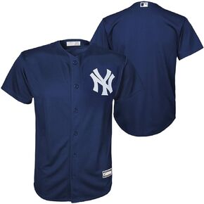 New York Yankees MLB Kids Youth 4-20 Navy Alternate Team Jersey