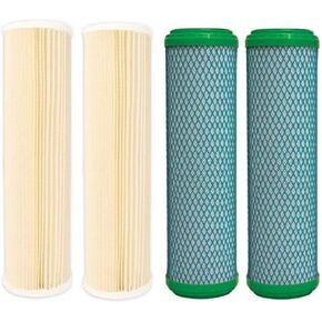 IPW Industries Inc. Compatible Replacement Filters For HydroLogic Stealth RO150 / RO300 Systems; 2) 22110 and 2) 22125