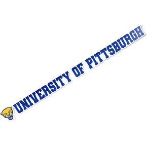 Desert Cactus University of Pittsburgh Sticker Pitt Panthers Name Logo Vinyl Decal Laptop Water Bottle Car Scrapbook (15 Inch Sticker)