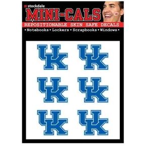 WinCraft NCAA Kentucky Wildcats Face Tattoos, Team Colors, One Size