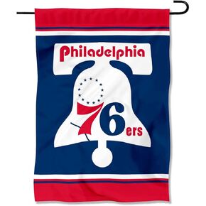 Philadelphia 76ers Vintage Throwback Retro Classics Double Sided Garden Flag