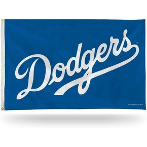 Rico FGB5606 Dodgers Script Banner Flag, Multi