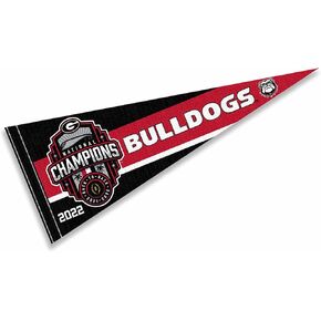 Georgia Bulldogs Official 2022 College Football Champions Pennant Flag