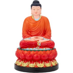 FENGSHUI-CAISHEN Large Buddha Statue - Meditating Sitting Buddha, Handmade Sakyamuni Sculpture for Zen Meditation Home Decor, Buddha Statue Indoor, Buddha Statue Outdoor, Buddha Statues for Home