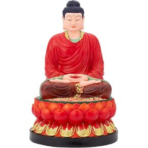 FENGSHUI-CAISHEN Large Buddha Statue - Meditating Sitting Buddha, Handmade Sakyamuni Sculpture for Zen Meditation Home Decor, Buddha Statue Indoor, Buddha Statue Outdoor, Buddha Statues for Home